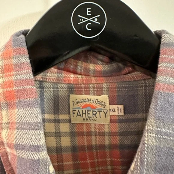 Faherty The Movement™ Autumn Plaid Flannel Button Down - Picture 2 of 5